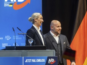 Campaign event for the state election of the AfD party at the Congress Centre Pforzheim CCP. Markus