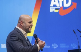 Markus Frohnmaier, MdB. Leading candidate for the post of Minister-President in Baden-Württemberg.