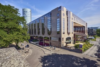 Hyatt Regency, hotel, commercial building, modern architecture, general development, parking strip