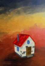 Little house illustration