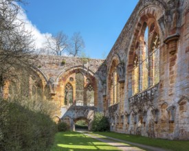 Gnadenberg Abbey, former monastery of the Birgitten Order, ruins of the monastery church,