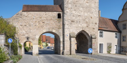 Das Nördlinger Tor, Dinkelsbühl, Ansbach District, Middle Franconia, Bavaria, Germany