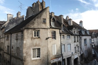 Dole, France. September 20th 2024 Roof top view of the beautiful architecture of Dole in the Jura