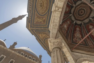 Cairo, Egypt. June 13th 2024 Ornate design of the ablutions fountain of the Muhammad Ali Mosque,