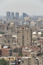 Cairo, Egypt. 13th June 2024 City skyline view of Cairo the crowded capital of Egypt. One of the