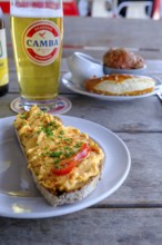 Brot mit Obazdn', food, Camba Brauerei, Seeon, Chiemgau, Upper Bavaria, Bavaria, Germany