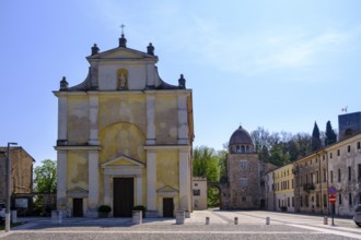 San Nicola Church, Piazza Castello, Solferino, Colli Mantovani, Lombardy, Province of Brescia,