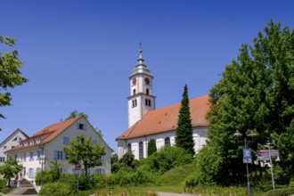 St. Verena Parish Church, Bad Wurzach, Upper Swabia, Swabia, Baden-Württemberg, Germany
