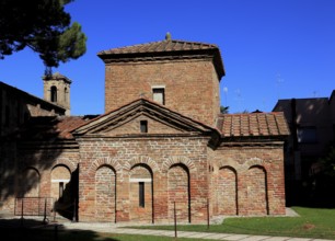 Mausoleum of Galla Placidia, originally built as a funerary chapel for Galla Placidia, the daughter