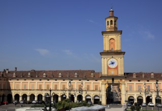 Palace with Torre Civica in the municipality of Gualtieri, Emilia-Romagna, Italy