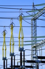 Mülheim, North Rhine-Westphalia, Germany - Transformer substation, critical infrastructure, node in