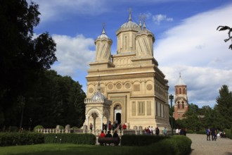 Curtea de Arges monastery and cathedral, one of the most famous pilgrimage sites in the country,
