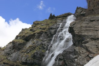Torrent on the Transfogarasan Highway, Transfagarasan, connects the Arges Valley in Great Wallachia