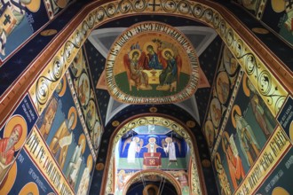 Freken in the interior, Sfantul Ilie Paltinul monastery, Holy Prophet Elias Paltinul monastery,