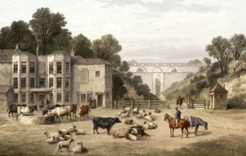 Highgate Archway Gate, 1825, London, England, United Kingdom