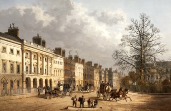 The north side of Grosvenor Square, 18th century, Mayfair, West End of London, City of Westminster,