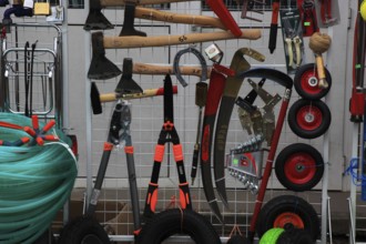 Handicraft market, equipment and spare parts for the garden, Sibiu, Transylvania, Romania