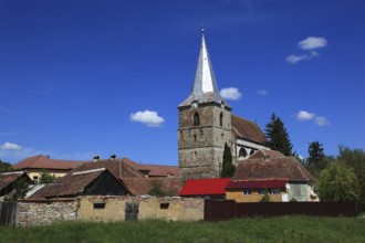 St. James Church, 15th century Sharosh fortified church in Sharosh near Fogarash, Soars, in