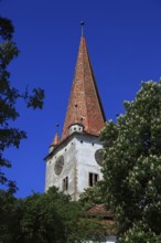 Fortified church in Großschenk, Cincu, an important fortified church of the Transylvanian Saxons in