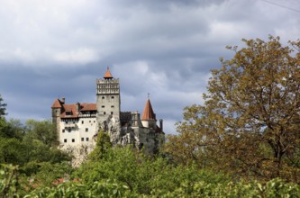 Bran Castle, also known as Törzburg, in Transylvania, Romania. It is famous as Dracula's Castle and