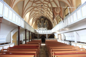 Inside the fortified church of Valea Viilo's fortified church, German wormhole, a community in