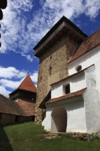 Romania, in the courtyard of the fortified church of Viscri, German German Weisskirch a town in the