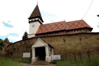 Romania, fortified church of the village of Mesendorf, Moischendref or Meschendorf, in the district