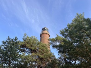 Lighthouse at Darßer Ort, Vorpommersche Boddenlandschaft National Park, Darss-Zingster Boddenkette,