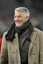 TV expert Bastian Schweinsteiger, portrait, smiles, soccer Bundesliga, DFB-Pokal, Allianz Arena,