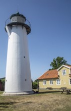 Smygehuk, Sweden's southernmost lighthouse in Smygehamn in Trelleborg municipality, Baltic Sea,