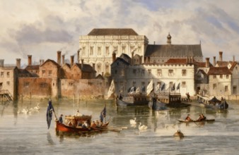 The Palace of Whitehall or White Hall, 17th century, London, England, United Kingdom