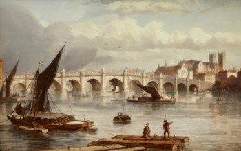 Westminster Bridge, bridge over the River Thames, 1754, London, England, United Kingdom
