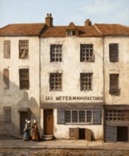 The Cock Lane ghost, 1762, Cock Lane, a small street in Smithfield in the City of London, 18th