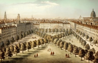 The London Charterhouse, 18th century, a historic complex of buildings in Smithfield, London, UK