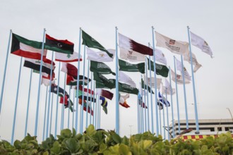 In Damascus, Syria on February 9, 2026, thousands of visitors flock to the Damascus International