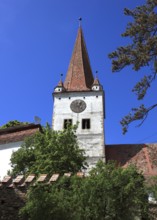 Fortified church in Großschenk, Cincu, an important fortified church of the Transylvanian Saxons in