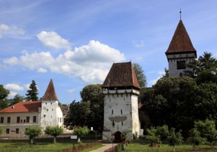 Agnetheln fortified church, Biserica fortificata din Agnita, in the Harbach Valley in Sibiu