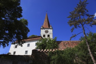 Fortified church in Großschenk, Cincu, an important fortified church of the Transylvanian Saxons in
