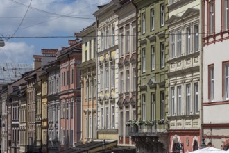 19th century house facades, Lviv, Ukraine