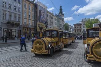 Railways for sightseeing tours for tourists, Lviv, Ukraine