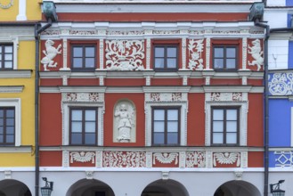 House of the Angel House built in 1632 in Italian Renaissance style, Zamosc, Poland