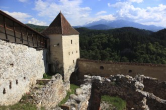 Rasnov Peasant Castle, Rosenau Castle, historical monument near Brasov, Brasov, in Romania