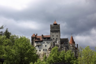 Bran Castle, also known as Törzburg, in Transylvania, Romania. It is famous as Dracula's Castle and