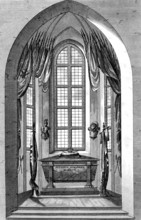 Tomb of Gustav II Adolf King of Sweden (1594-1632) Stockholm, Sweden, architecture, niche, room,