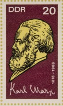 Karl Marx (1818-1883) a German philosopher, economist, historian, sociologist, political theorist,