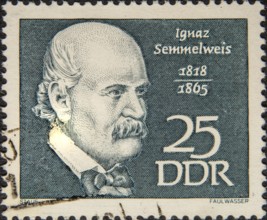 Ignaz Semmelweis (1818-1865) was a Hungarian physician who demonstrated that puerperal fever was