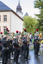 Bergstreit Day 2025 in Schneeberg, the miners of all trades proudly wear their habit on this