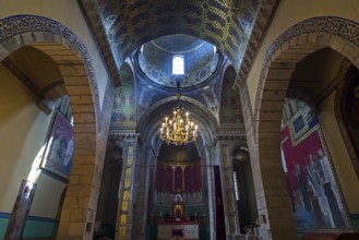 Altar room with skylight in the Armenian Cathedral, Lviv, Ukraine