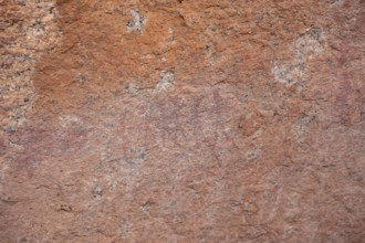 Bushman's paradise, close-up of old rock art, Spitzkoppe, Namibia