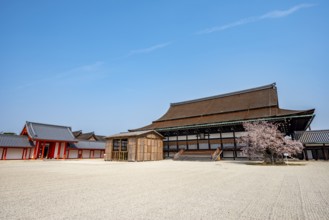 Dantei Southern Garden and Shishinden State Ceremonies Hall, Kyoto Imperial Palace, Kyoto, Japan